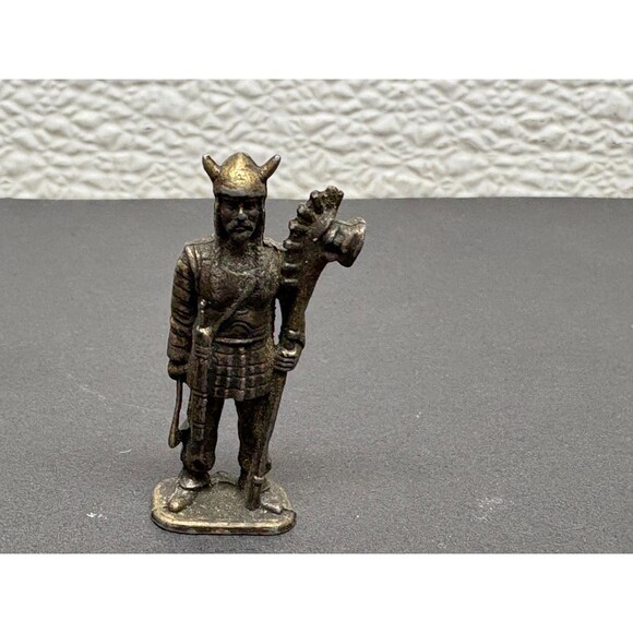 Vtg Lot Of 3 Figurine Pewter And Metal - Picture 12 of 15